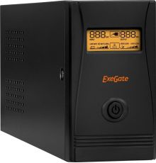 Источник бесперебойного питания ExeGate SpecialPro Smart LLB-650.LCD.AVR.EURO.RJ.USB