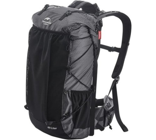 Туристический рюкзак Naturehike Rock Series NH19BP095 60L+5L dyneema черный