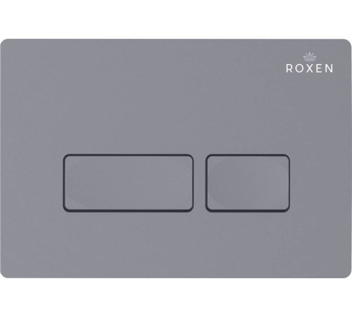 Унитаз подвесной Roxen Vine Tornado в комплекте с инсталляцией StounFix Dual Fresh 6 в 1 979005 кнопка: серый гранит