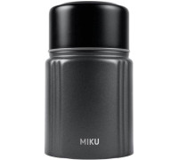 Термос для еды Miku 780 мл темно-серый