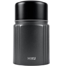 Термос для еды Miku 780 мл темно-серый