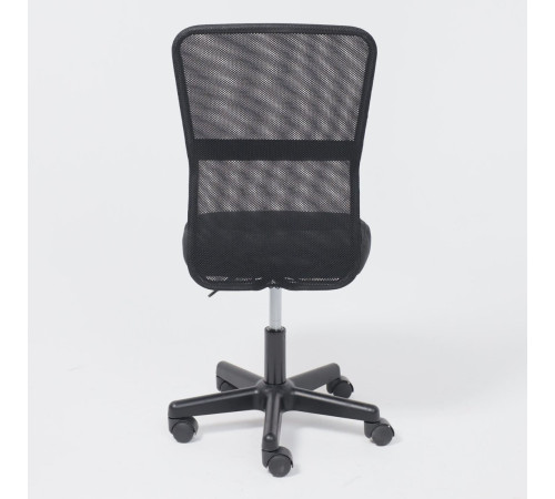 Офисное кресло AksHome Type ткань-сетка, черный/черный