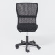 Офисное кресло AksHome Type ткань-сетка, черный/черный