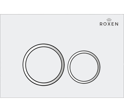 Унитаз подвесной Roxen Vine Tornado в комплекте с инсталляцией StounFix Dual Fresh 6 в 1 979007 кнопка: белый глянцевый