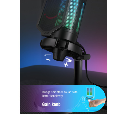 Проводной микрофон FIFINE A6 Neo черный