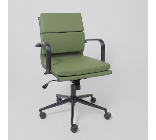 Офисное кресло AksHome Indigo LB зеленый/черный