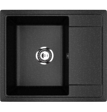 Кухонная мойка Practik PR-M 575-004 черный оникс