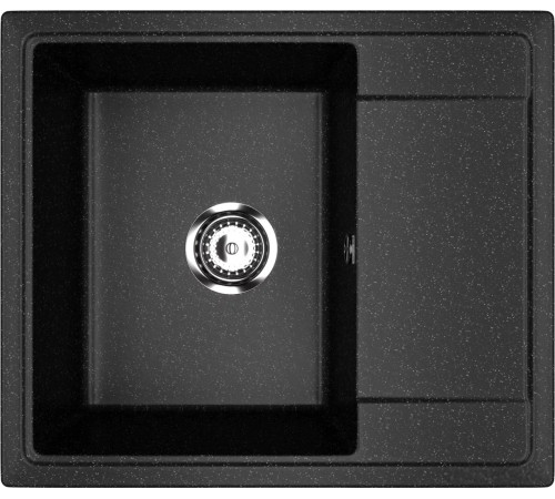 Кухонная мойка Practik PR-M 575-004 черный оникс