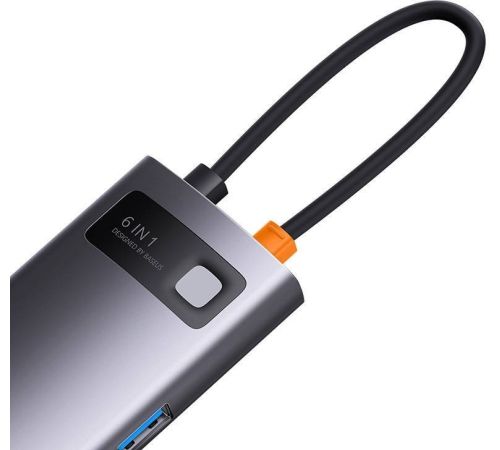 Док-станция Baseus StarJoy 6-Port Type-C Hub Adapter WKWG080013