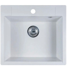 Кухонная мойка Marblan Cubi иней, с сифоном