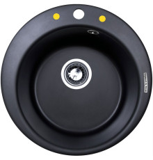 Кухонная мойка Zigmund & Shtain Kreis 480 черный базальт