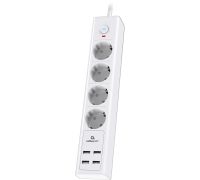 Сетевой фильтр Cablexpert Exnovo EXN-4-U4-W-2