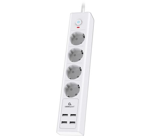 Сетевой фильтр Cablexpert Exnovo EXN-4-U4-W-2