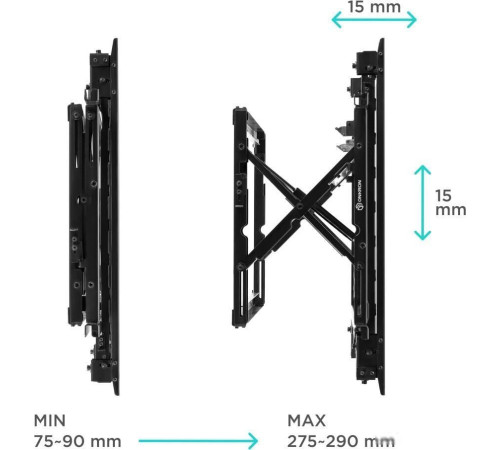 Кронштейн для информационной панели Onkron PRO7G черный