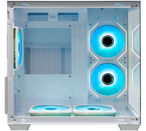 Корпус XASTRA QW400M 5ARGB-C6-AC WH QW400M-5FM12A-C6-AC-WH белый