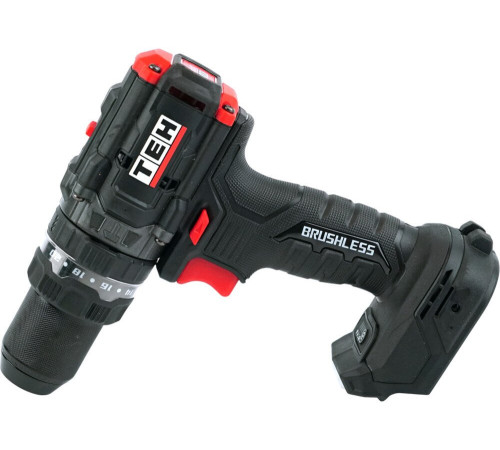 Ударная дрель-шуруповерт TEH TDBL1520-1B с 1-им АКБ, кейс