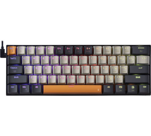 Клавиатура Redragon Caraxes Pro черный/серый