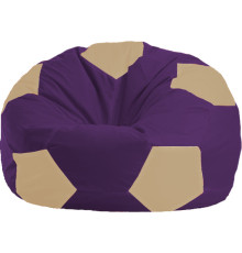 Кресло-мешок Flagman Мяч Стандарт М1.1-73 фиолетовый/светло-бежевый