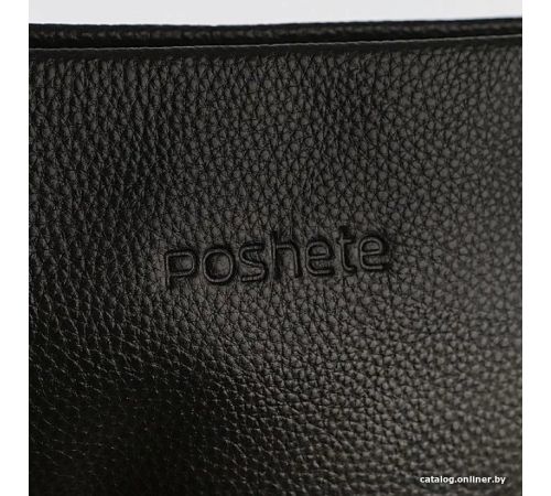 Мужская сумка Poshete 381-6106-BLK черный