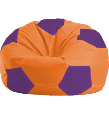 Кресло-мешок Flagman Мяч Стандарт М1.1-208 оранжевый/фиолетовый