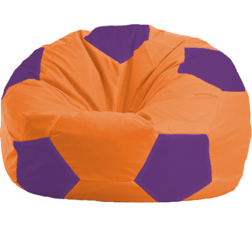Кресло-мешок Flagman Мяч Стандарт М1.1-208 оранжевый/фиолетовый