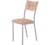 Стул AMC Comfort 3.5.7 ткань, розовый/серебристый