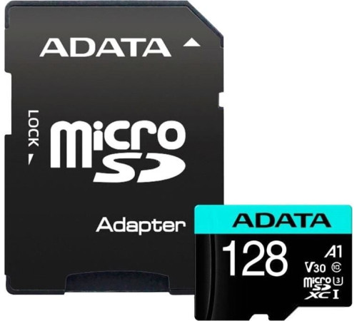 Карта памяти ADATA Premier Pro AUSDX128GUI3V30SA2-RA1 microSDXC 128GB с адаптером