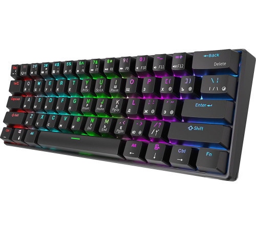 Клавиатура Royal Kludge RK61 RGB черный, RK Red