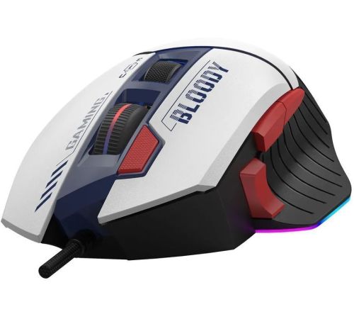 Игровая мышь A4Tech Bloody W95 Max Sports белый/темно-синий