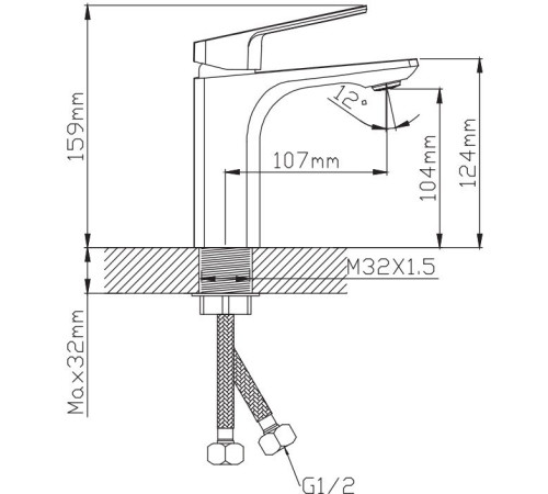 Смеситель Diadonna Д165-10
