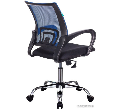 Офисное кресло Бюрократ CH-695NSL синий TW-05 /черный TW-11/хром