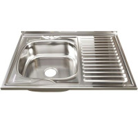 Кухонная мойка Mixline 528016 полированная, 0.6 мм