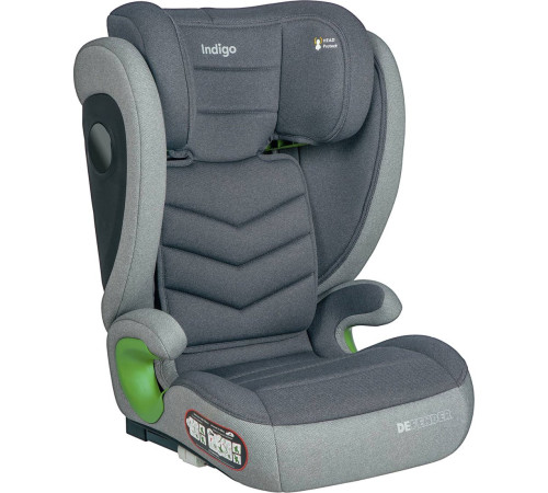 Детское автокресло Indigo Defender I-Size Isofix темно-серый