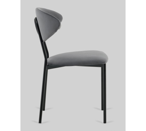 Стул Stool Group Квинси vd-kvinsy-b27 велюр темно-серый