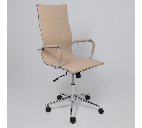 Офисное кресло AksHome Evelin экокожа, бежевый