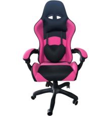 Игровое геймерское кресло Mio Tesoro Авеллино OC-806 розовый/черный