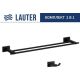 Набор аксессуаров для ванной Lauter 21TS1010 + 21TS1012 Matt Black, 2 предмета