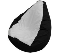 Кресло-мешок Flagman Груша Макси XXL Г2.1-411 белый/черный