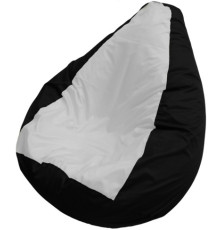 Кресло-мешок Flagman Груша Макси XXL Г2.1-411 белый/черный