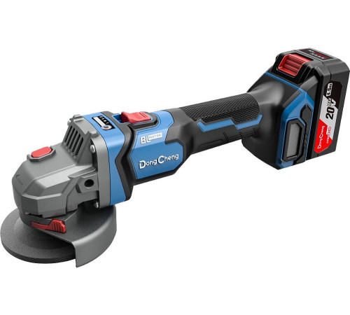 Угловая шлифмашина DongCheng DCSM04-125 Type EM с 2-мя АКБ, кейс