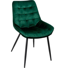 Стул AksHome Darren темно-зеленый/черный