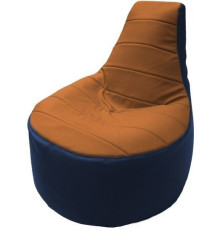 Кресло-мешок Flagman Трон Т1.3-15 оранжевый/синий