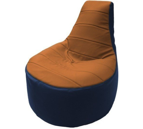 Кресло-мешок Flagman Трон Т1.3-15 оранжевый/синий
