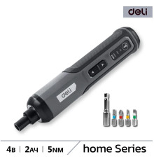 Электроотвертка Deli DC160 с АКБ