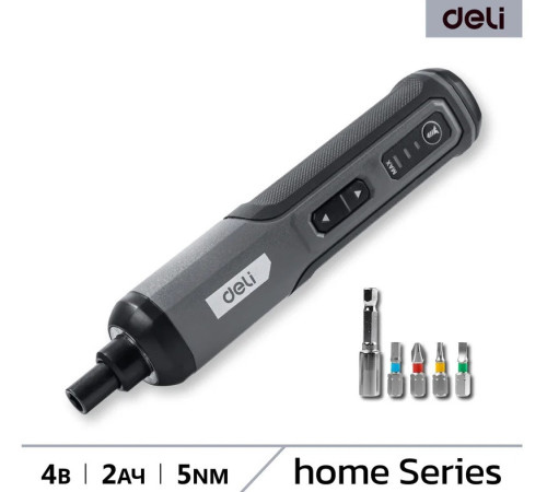 Электроотвертка Deli DC160 с АКБ