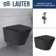Унитаз подвесной Lauter Longer 2110822B черный + Breez 21GN7072BM