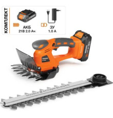 Кусторез + ножницы Daewoo Power DAHT 2521Li Set с 1-им АКБ