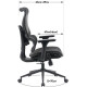 Офисное кресло myroo Office Wizard HS-3853H-1-B black