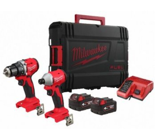 Milwaukee M18 BLCPP2B-402C 4933492836 шуруповерт, винтоверт, 2 АКБ, кейс