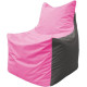 Кресло-мешок Flagman Фокс Ф2.1-187 розовый/темно-серый